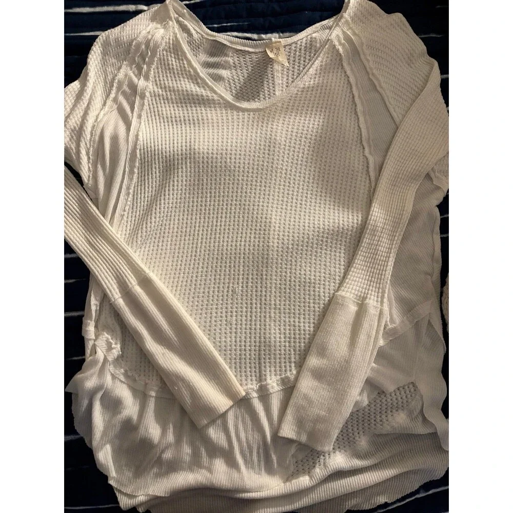 Free People We The Free white Catalina thermal top.